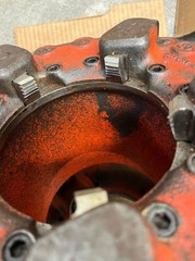 Ridgid 141 Pipe Threader Receding Threader 2 &frac12;&rdquo;-4&Prime; works fine good dies