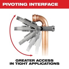 Milwaukee 1 Inch Cts-V Pivoting Press Ring For M18 & M12 Force Logic Press Tools