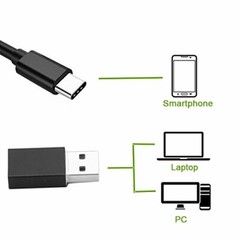 Pipe Inspection Camera Endoscope Video Sewer Drain Cleaner Waterproof Snake USB