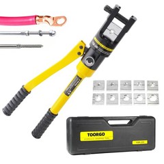 Cable Lug Crimping Tool, 6 AWG to 500 MCM Hydraulic Plier, 12 Ton Hand Crimpi&hellip;