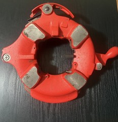 Ridgid 714 Pipe Threading Threader Die Head for 1224 Great Shape W/Dies 26152