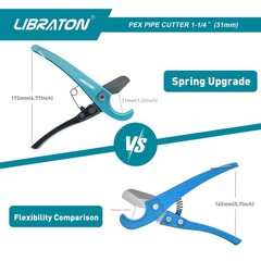 Libraton Pex Cutter 1-1/4&Prime;, Pipe Cutter, PEX Tube Tool,&hellip;