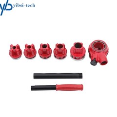 NPT Manual Ratchet Pipe Thread Pipe Reel 6Pack 1/4&Prime; NPT to 1-1/4&Prime; NPT W/Box