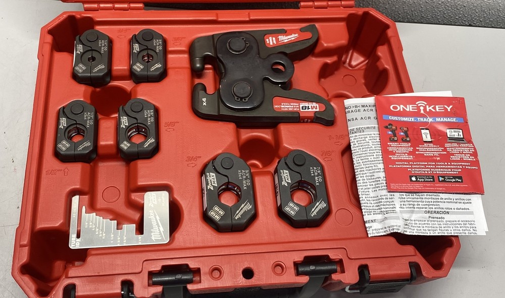 Milwaukee M18 Press 1/4 in. &ndash; 7/8 in. Copper Press Tool Jaw Set 49-16-2661ZX