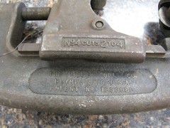 Vintage Ridge Tool Large Number 4 2&Prime; to 4&Prime; Pipe Cutter