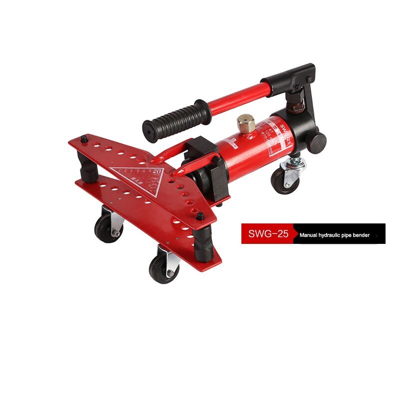 New SWG-25 Hydraulic Pipe Bender Manual Pipe Bender 10-25MM Steel Pipe Iron Pipe