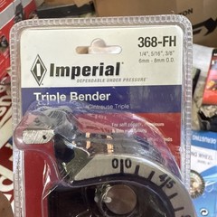 368FH Triple Head 90 Degree Tube Bender, 3/16&Prime;, 1/4&Prime;, 5/16&Prime;, and 3/8&Prime;