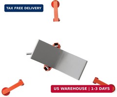 RIDGID 22168 Model VF-99 V Head High Folding Pipe Stand, 12-inch Pipe Stand, Red