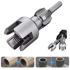 Plastic pipe 1/2&Prime; + 3/4&Prime; cordless drill threader Kit