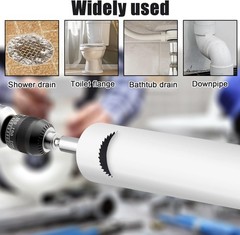 Inside Pipe Cutter for PVC Pipe, Internal Plastic Pipe Cutter 5 High Speed Steel