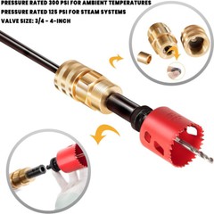 DM3MECH Mechanical Hot Tapping Machine Complete Tool Kit for NPT 08350