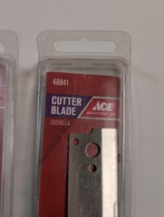 Lot Of 2 Cutter Blade&nbsp; 4&Prime; Steel Blade Installation Punch wood projects Ace 48841