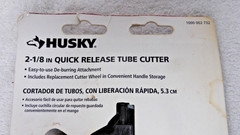 Husky 2-1/8 Inch Quick-Release Tube Cutter &ndash; 1000 002 732