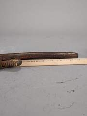 Ridgid E14 Vintage Offset Pipe Wrench 14&Prime; USA Pat 1727639 Heavy Duty Bent Handle