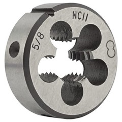 5/811 UNC HSS Tap Die Set Machine Thread Round Right Hand Tool Kit Hardware