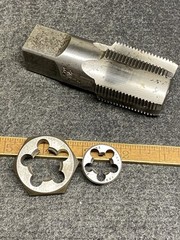 Card C7M NPT 1-1/4&rdquo;x 11-1/2 Tap NOS With 1/4 Ace, 1/2 Hanson Pipe Dies USA