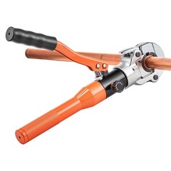 VEVOR Copper Pipe Crimper Hydraulic Driven Press Tool with 1/2&Prime; 3/4&Prime; 1&Prime; Jaws