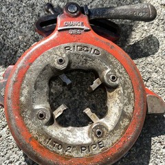 Ridgid Quadri 500 die head 1-2&Prime; with 1-2&Prime; NPT cutting teeth
