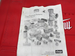 MILWAUKEE 2773-22 M18 FORCE LOGIC PRESS TOOL KIT 1/2&Prime; to 2-1/2&Prime; USED COPPER JAWS