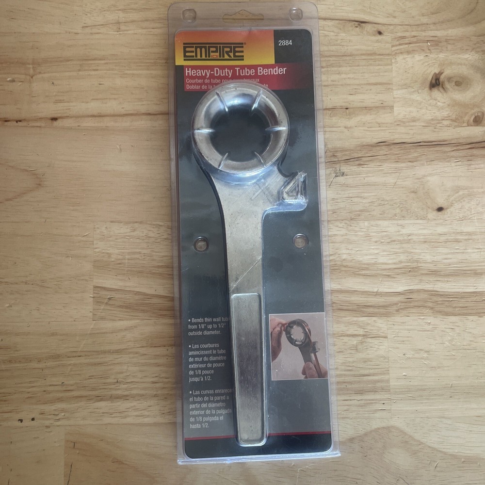 NOS Empire Tube Bender -Bends up to 1/8&rdquo;-1/2&rdquo; Thin wall Tubing 2884