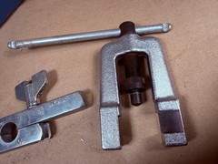 Partial Vintage Imperial Eastman Tubing Flaring & Swagging Tool Kit Case USA 45&deg;