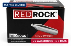 RedRock 16 Gram Unthreaded CO2 Cartridges for Gallo Drain Gun HVAC Drain Line Cl