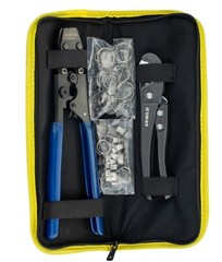 EFIELD PEX CINCH CLAMP CRIMPING TOOL & CUTTER,GAUGE+ 30 1/2&Prime; ,3/4&Prime; CLAMPS IN BAG