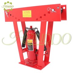 12 Ton Pipe Bender Manual Hydraulic Piping Bending Exhaust Tube w/6 Dies Size