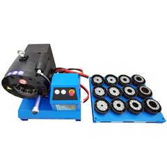 12V 2.5KW 1/4&Prime;-2&Prime; High Pressure Hydraulic Hose Crimping Machine 13 Set Dies