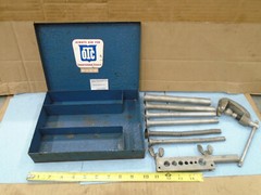 Owatonna OTC Set # 854 Single Flaring Set & 6 Pc Wire Spring Tubing Bender D452