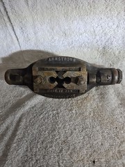 Vintage F. Armstrong 2 Pipe Threader 1/2 R Made In U.S.A.