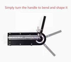 Mini Manual 1-25MM2 Wire Cable Bending Machine Tools Bender 20-150&deg;Angle control