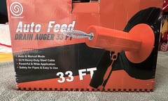 Auto Feed DRAIN AUGER 33 FT