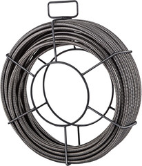 75Ft Drain Cleaning Cable with 4 Cutters &ndash; Heavy Duty Sewer Auger Tool