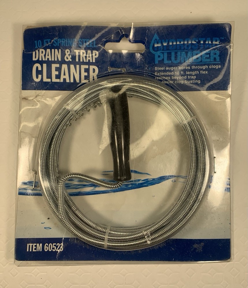 Hydrostar 10ft Steel Spring Drain and Trap Cleaner 60523
