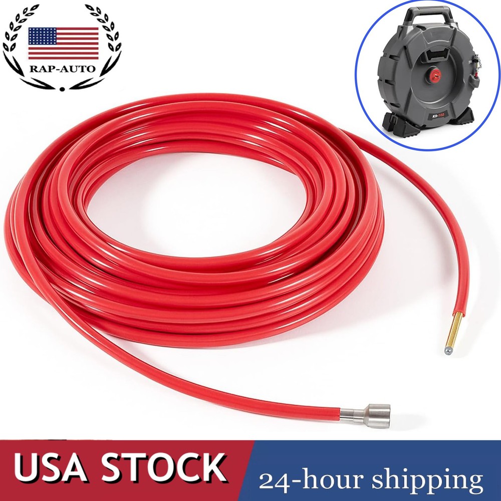 64343 1/4&Prime; Flexshaft CableAssy for Ridgid K9-102 Flexshaft Drain CleaningMachine