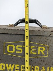 Oster Power Drain Cleaner Metal Box Only &ndash; carrying case vintage