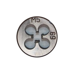 M5x0.8mm Metric Right Hand Round Thread Die HSS Metal Mold Machining Tool