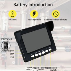 30M Pipe Inspection Camera Sewer Camera Video Endoscope 4.3&Prime; Monitor 22mm Probe