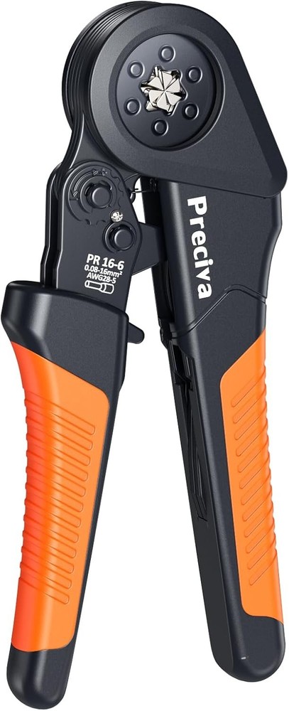 Hexagonal Ferrules Crimping Tool, 0.08-16mm&sup2;/AWG28-5 Wire Crimps Tools, Crimper