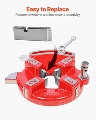 Right-Hand NPT Pipe Threading Dies 1in&ndash;2in HSS Material (4-Pack)