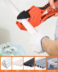Allmake PVC Pipe Cutter with Replacement Blade, Cuts up to 2-1/2&rdquo;, Heavy&hellip;
