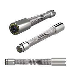 50M Sewer Drain Pipe Inspection Camera with 23mm Endoscope Probe 7&Prime; DVR Recorder