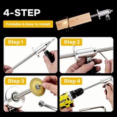 Inside Pipe Cutter for PVC Cutter, with Handle and 4 Diamond Grit&hellip;