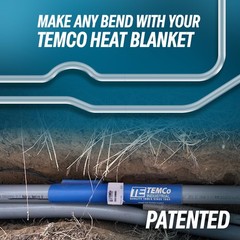 TEMCo TH4002 PVC Conduit Heat Blanket Bender 2-3&Prime;