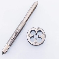 HSS 1/420 UNC Left Hand Thread Tap And Round Die Set Cutting Tool
