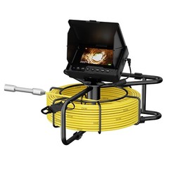 30m Sewer Pipe Inspection Camera Drain Sewer Industrial Camera 4.3&Prime; 16GB Monitor