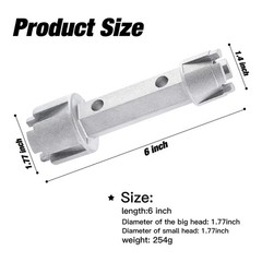 WMAZtool Tub Drain Remover Wrench &ndash; Use to Install