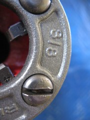 RIDGID 111-R, 3/8&Prime; PIPE RATCHET THREADER CUTTER HEAD NEW NPT Dies