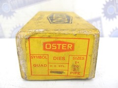 OSTER &ndash; 8C8 &ndash; QUAD &ndash; H.S. STL. &ndash; 1&Prime; to 2&Prime; Pipe 1, 2, 3, 4 (#4 has minor chip)